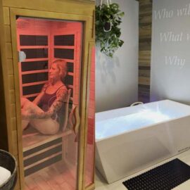 Contrast Therapy<br>Hot Sauna, Cold Plunge